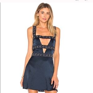 For love and lemons opal beaded mini dress